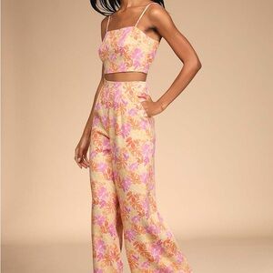 Floral Print Matching Set